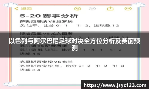 以色列与阿尔巴尼足球对决全方位分析及赛前预测